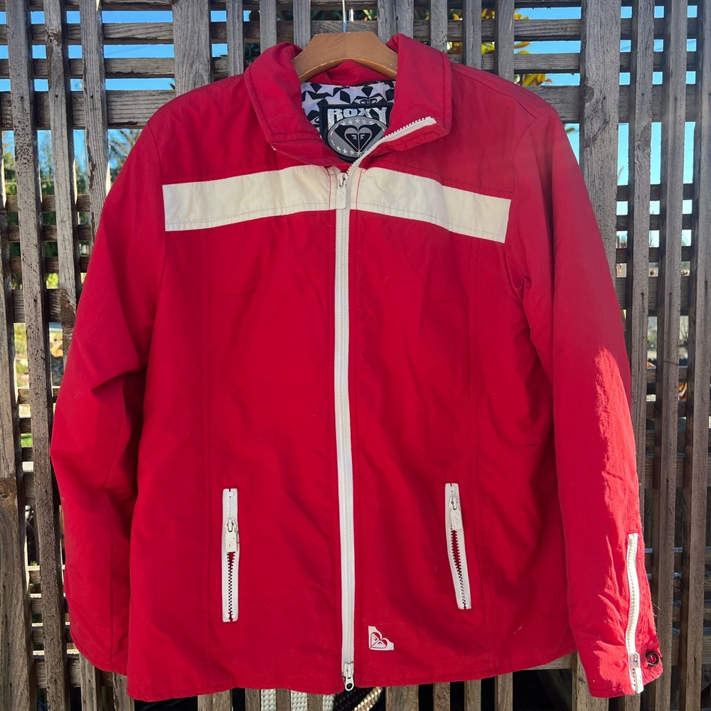 Roxy Red and Cream Jacket